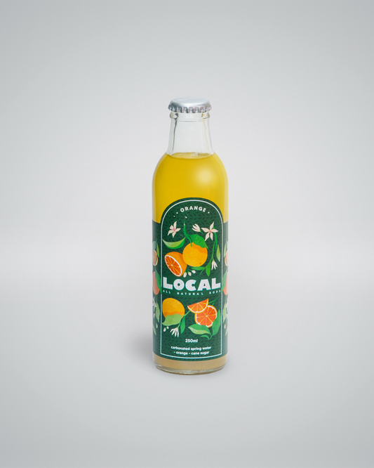 Orange Soda - 6 pack of 250ml bottles